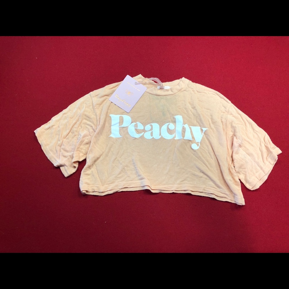 🛍SALE🛍Daydream Nation Peachy Crop Tee - Picture 6 of 6